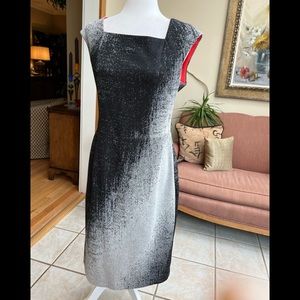 Yoana Baraschi Size 12 Knit Body ConSleeveless Sheath Dress In Mirage Om…